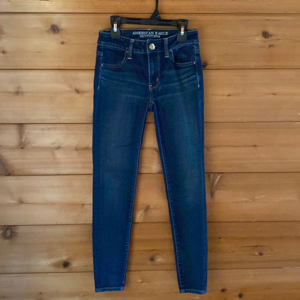 American Eagle Super Stretch Jeggings - Size 0 Short -Excellent Condition